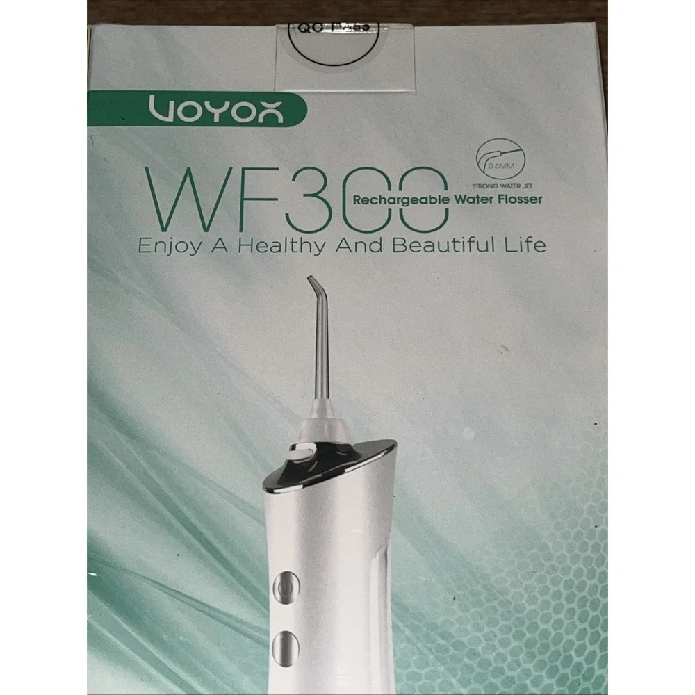 VOYOR Water Flosser Oral Irrigator Cordless Rechargeable Dental Water New/Sealed